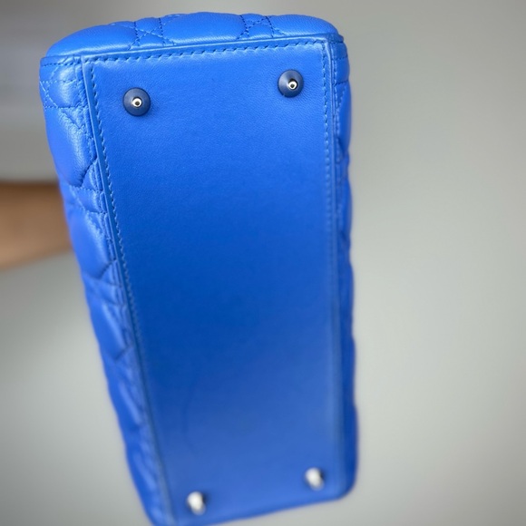 Preloved Lady Dior Pastel Blue Cannage - Picture 5 of 7